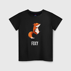 Футболка хлопковая детская Little Foxy, цвет: черный