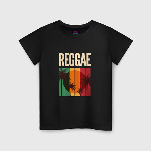 Детская футболка Reggae / Черный – фото 1