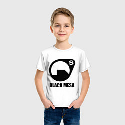 Футболка хлопковая детская HL: Black mesa, цвет: белый — фото 2