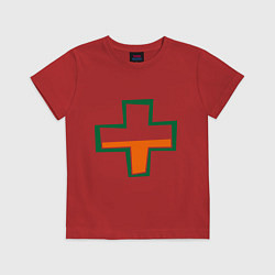 Футболка хлопковая детская TF2 Health, цвет: красный