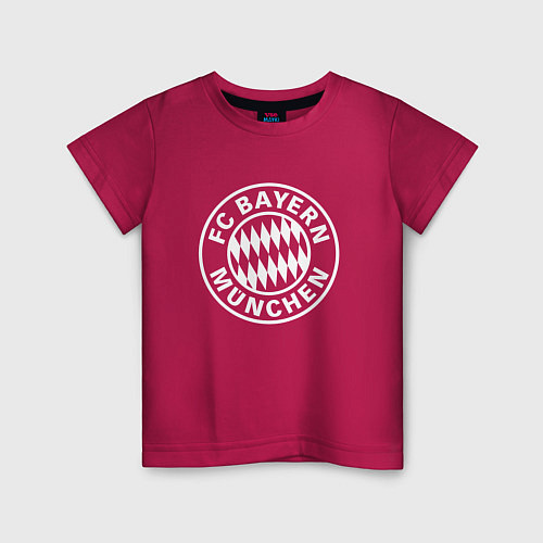 Детская футболка FC Bayern Munchen / Маджента – фото 1