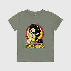 Футболка хлопковая детская The Offspring Boy, цвет: авокадо
