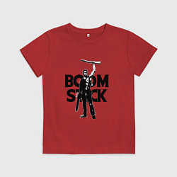 Футболка хлопковая детская Evil Dead: Boom Stack, цвет: красный