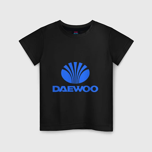 Детская футболка Logo daewoo / Черный – фото 1