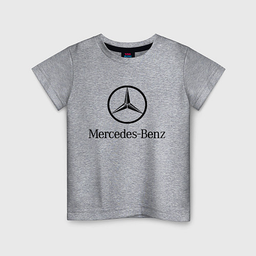 Детская футболка Logo Mercedes-Benz / Меланж – фото 1