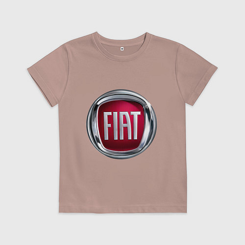 Детская футболка FIAT logo / Пыльно-розовый – фото 1