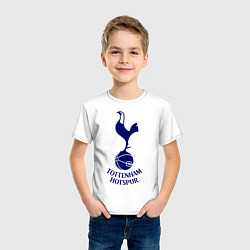 Футболка хлопковая детская Tottenham FC цвета белый — фото 2