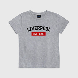 Детская футболка FC Liverpool Est. 1892