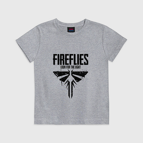 Детская футболка Fireflies: Look for the Light / Меланж – фото 1