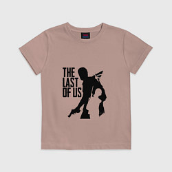 Футболка хлопковая детская THE LAST OF US, цвет: пыльно-розовый