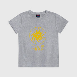 Футболка хлопковая детская Praise The Sun, цвет: меланж