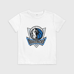 Футболка хлопковая детская Dallas, цвет: белый