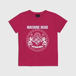 Футболка хлопковая детская Machine Head MCMXCII, цвет: маджента