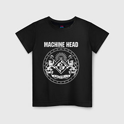 Футболка хлопковая детская Machine Head MCMXCII, цвет: черный