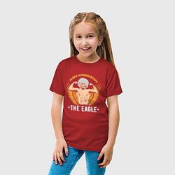 Футболка хлопковая детская Khabib: The Eagle, цвет: красный — фото 2