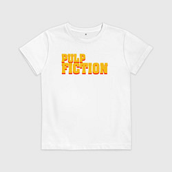 Футболка хлопковая детская Pulp Fiction, цвет: белый
