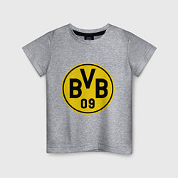 Футболка хлопковая детская BVB 09, цвет: меланж