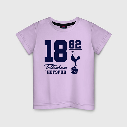 Детская футболка FC Tottenham 1882 / Лаванда – фото 1