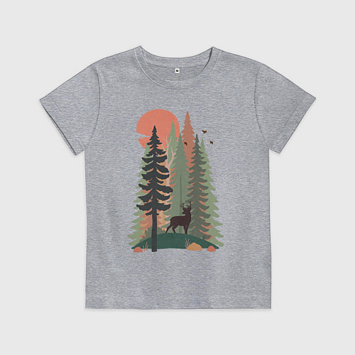 Детская футболка Forest Adventure / Меланж – фото 1