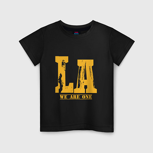 Детская футболка Lakers: We Are One / Черный – фото 1