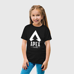 Футболка хлопковая детская Apex Legends, цвет: черный — фото 2