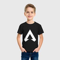 Футболка хлопковая детская Apex Symbol, цвет: черный — фото 2