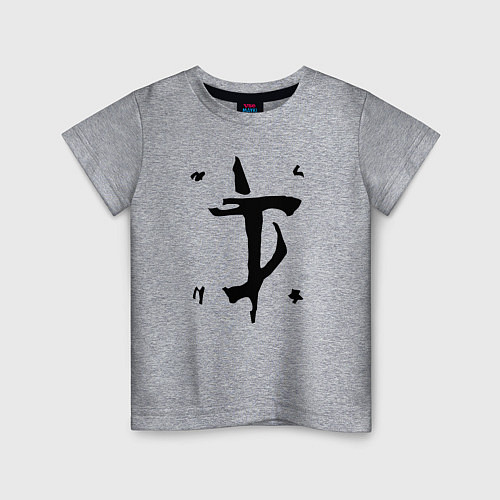 Детская футболка DOOM Slayer / Меланж – фото 1