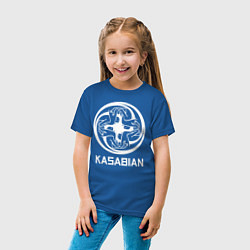 Футболка хлопковая детская Kasabian: Symbol, цвет: синий — фото 2