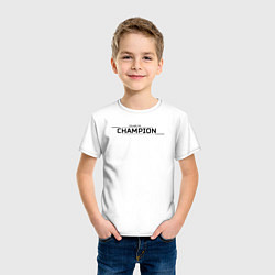 Футболка хлопковая детская Apex legends: Champion, цвет: белый — фото 2