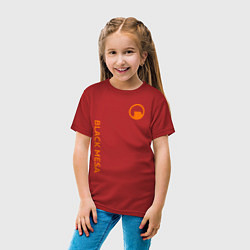 Футболка хлопковая детская Black Mesa, цвет: красный — фото 2
