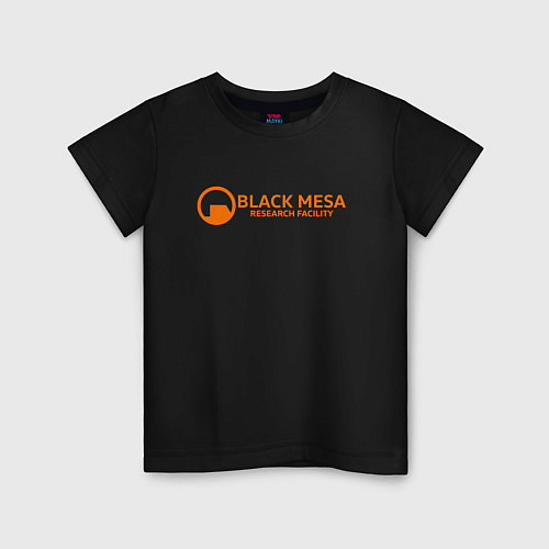 Детская футболка Black Mesa: Research Facility / Черный – фото 1