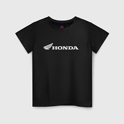 Футболка хлопковая детская HONDA, цвет: черный