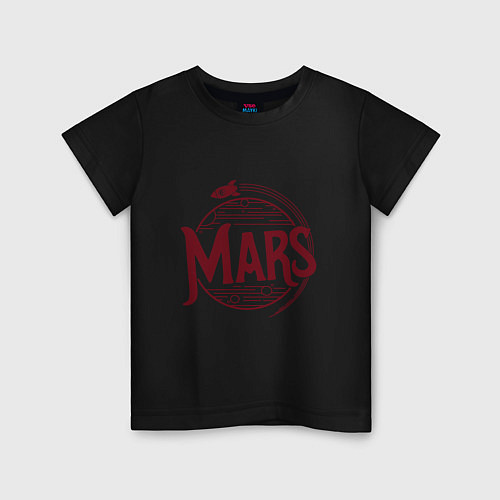 Детская футболка Mars / Черный – фото 1