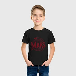 Футболка хлопковая детская Mars, цвет: черный — фото 2