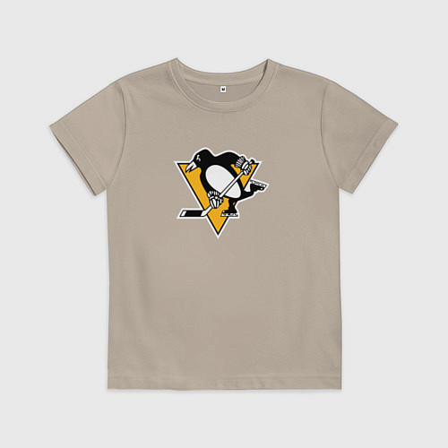 Детская футболка Pittsburgh Penguins: Evgeni Malkin / Миндальный – фото 1