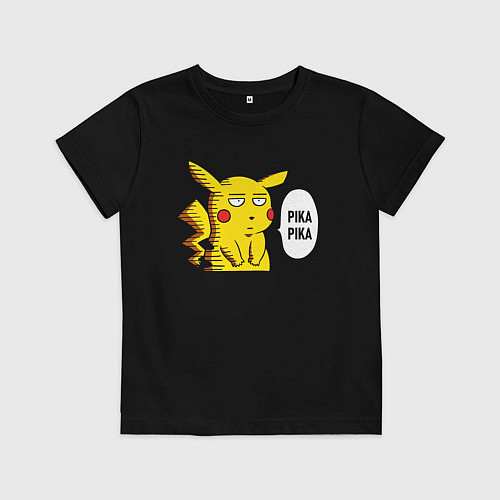 Детская футболка Pika Pika Okay / Черный – фото 1