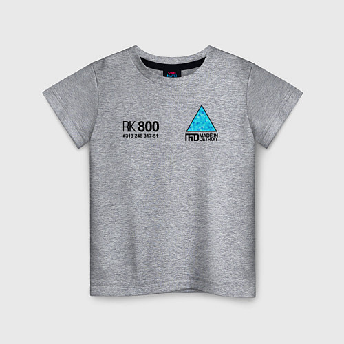 Детская футболка RK800 CONNOR / Меланж – фото 1