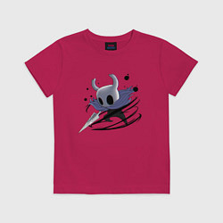 Футболка хлопковая детская Hollow Knight, цвет: маджента