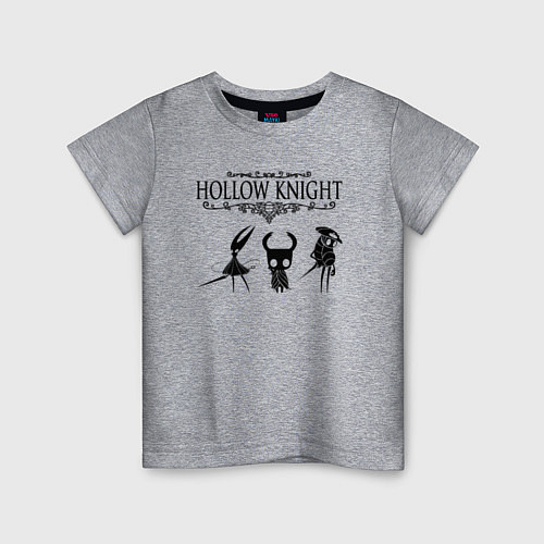 Детская футболка HOLLOW KNIGHT / Меланж – фото 1