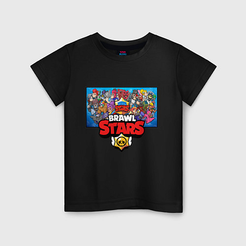 Детская футболка BRAWL STARS / Черный – фото 1