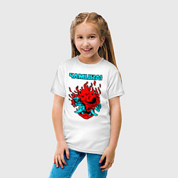 Футболка хлопковая детская SAMURAI KEANU REEVES, цвет: белый — фото 2