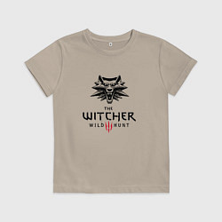 Футболка хлопковая детская THE WITCHER 3:WILD HUNT, цвет: миндальный