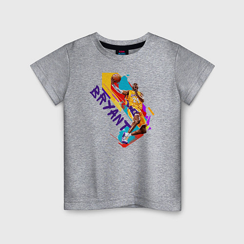 Детская футболка Kobe Bryant / Меланж – фото 1