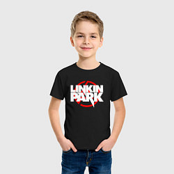 Футболка хлопковая детская LINKIN PARK, цвет: черный — фото 2