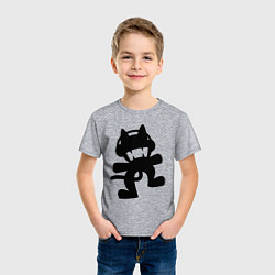 Футболка хлопковая детская MONSTERCAT, цвет: меланж — фото 2