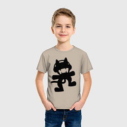 Футболка хлопковая детская MONSTERCAT, цвет: миндальный — фото 2