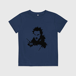 Футболка хлопковая детская Король и шут, цвет: тёмно-синий