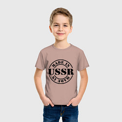 Футболка хлопковая детская Made in USSR, цвет: пыльно-розовый — фото 2