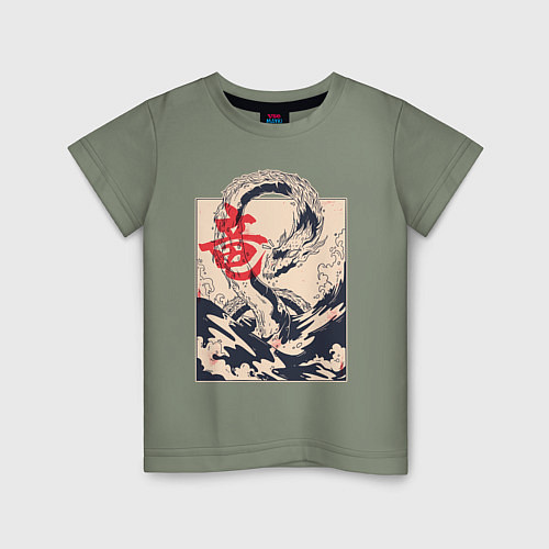 Детская футболка Дракон / Авокадо – фото 1