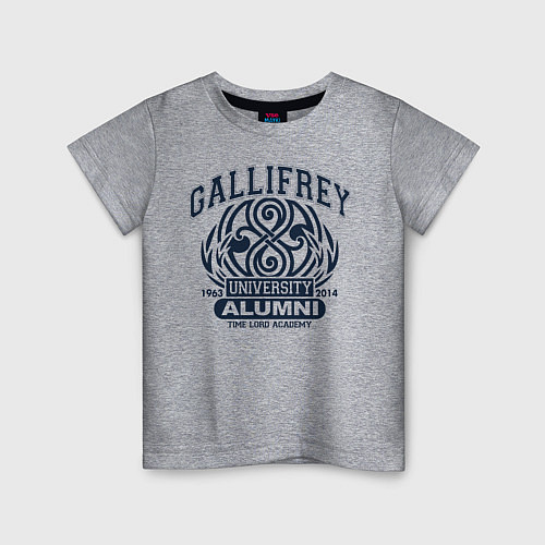 Детская футболка Доктор Кто, Галлифрей / Меланж – фото 1